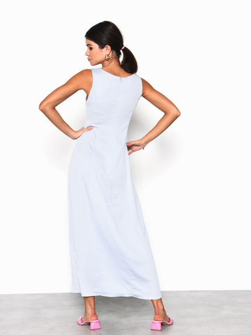Glamorous Dusty Blue Grey Midi Dress