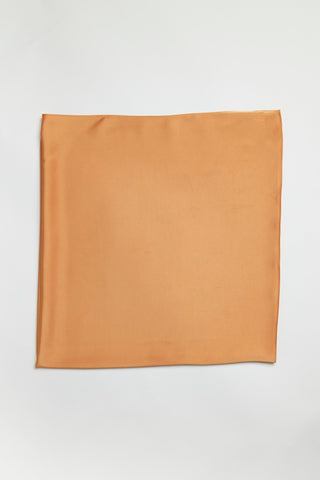 Apricot Satin Headscarf