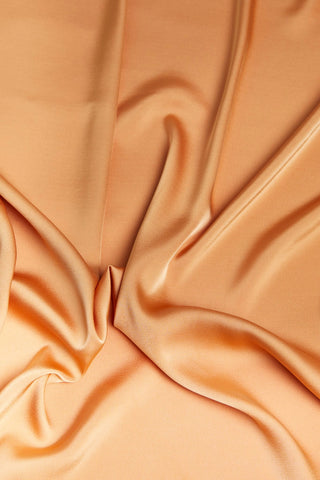 Apricot Satin Headscarf