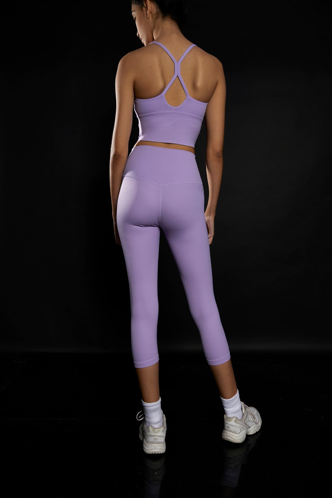 Lavender 7/8 Length Gym Leggings