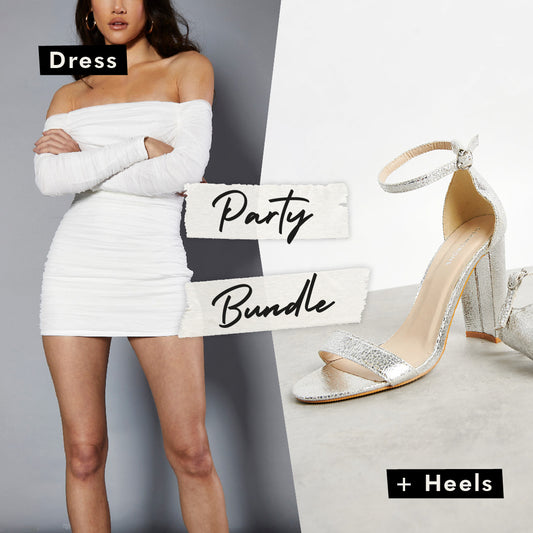 Party Dress and Free Pair of Shoes Bundle