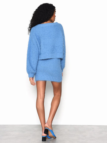 Glamorous Heritage Blue Knit Jumper